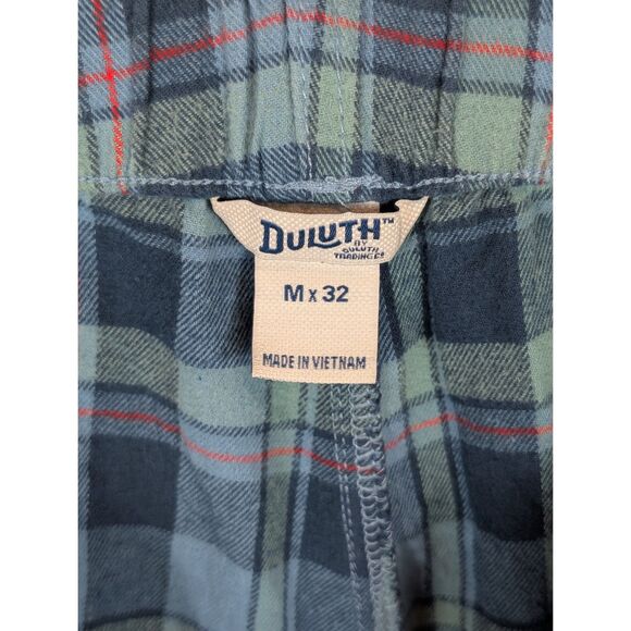 Duluth Trading Flannel Plaid Cargo Pajama Pants Size Men's Mx32 - Picture 12 of 13